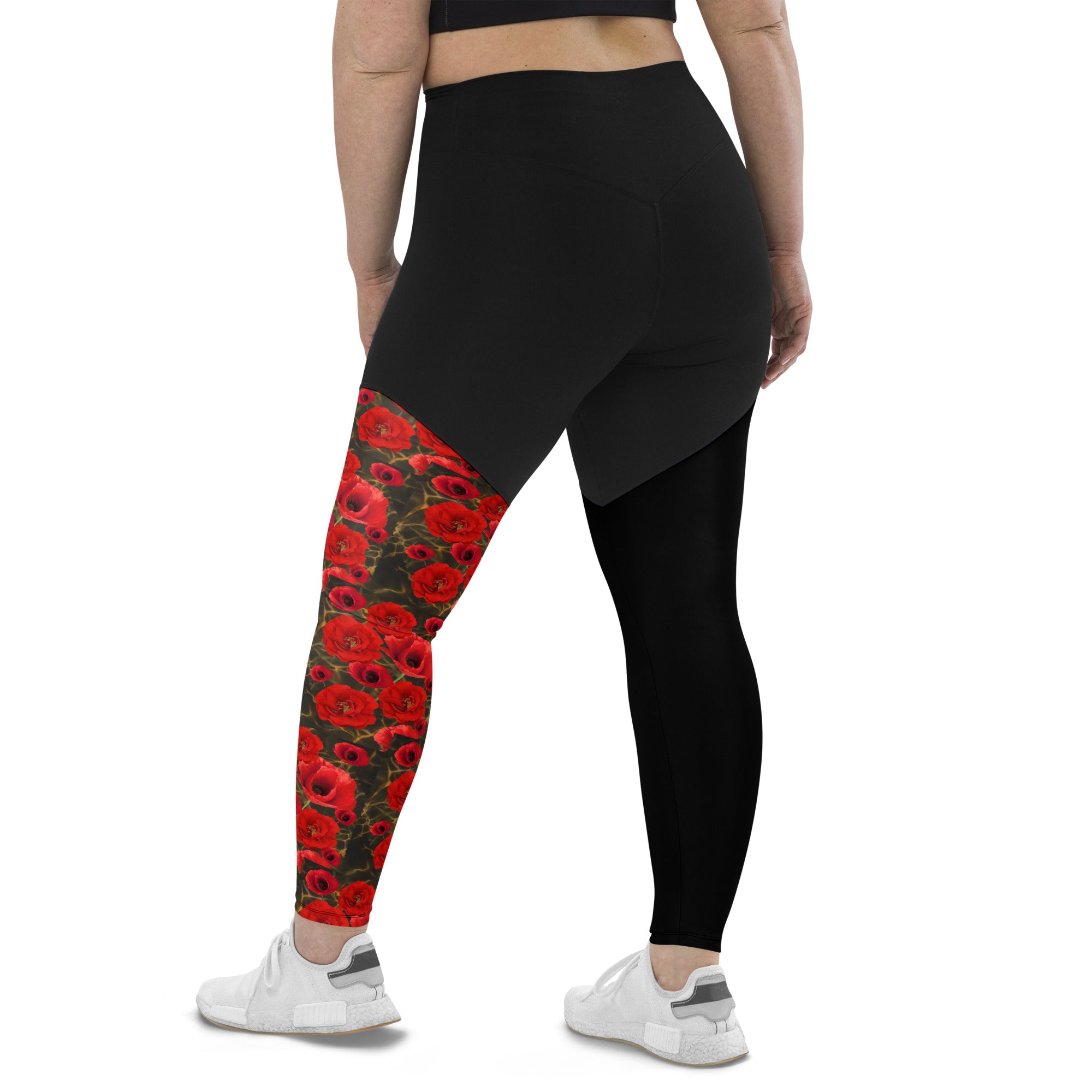 Nike essential floral outlet leggings