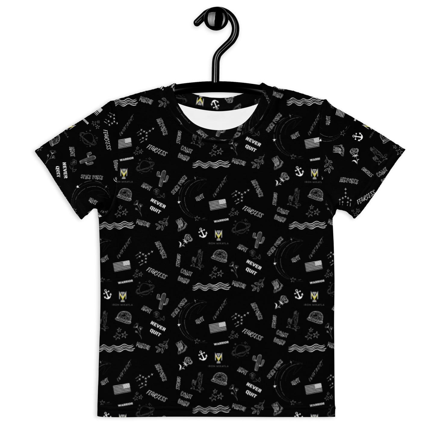 Iron Mikayla Kids Print neck t-shirt