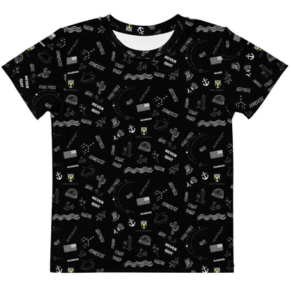 Iron Mikayla Kids Print neck t-shirt