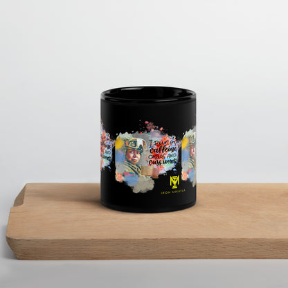 Caffeine, Chaos, and Cuss Words Mug