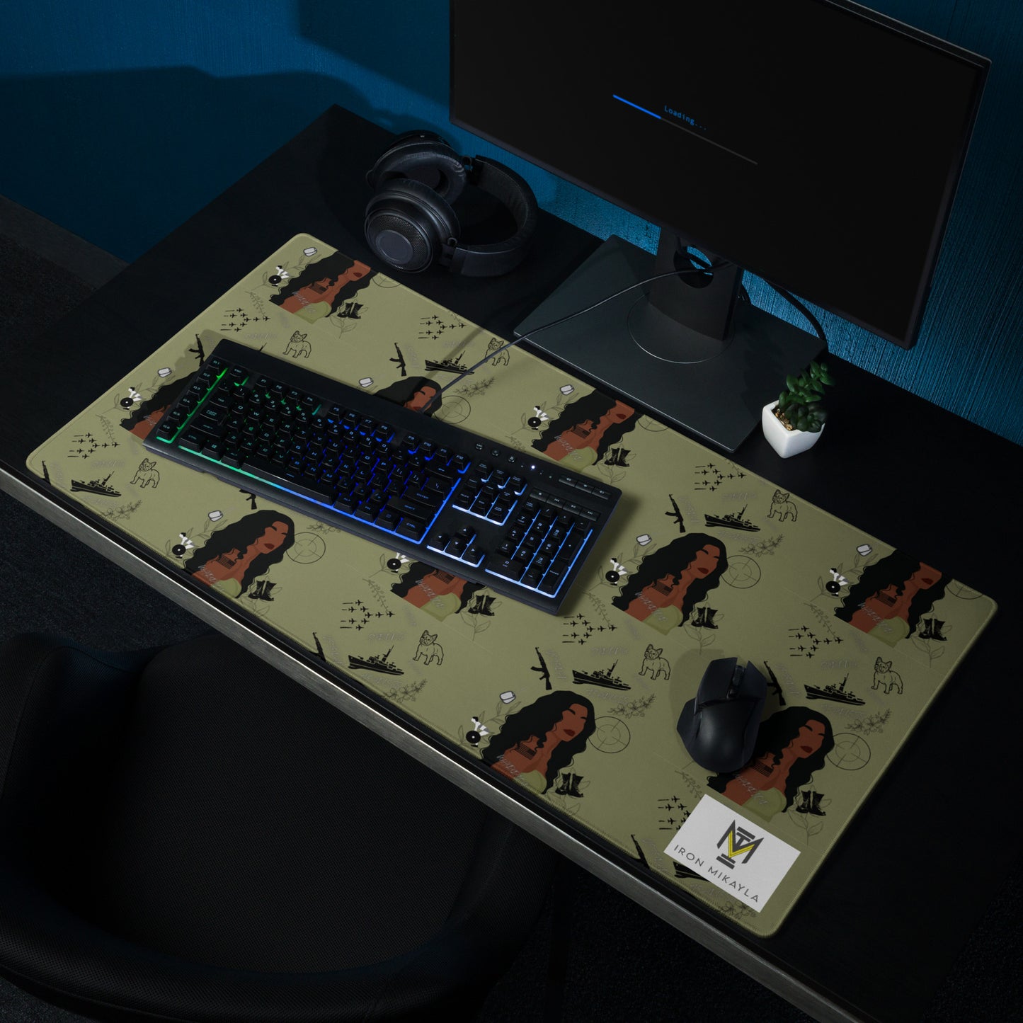 Iron Mikayla Gaming mouse pad