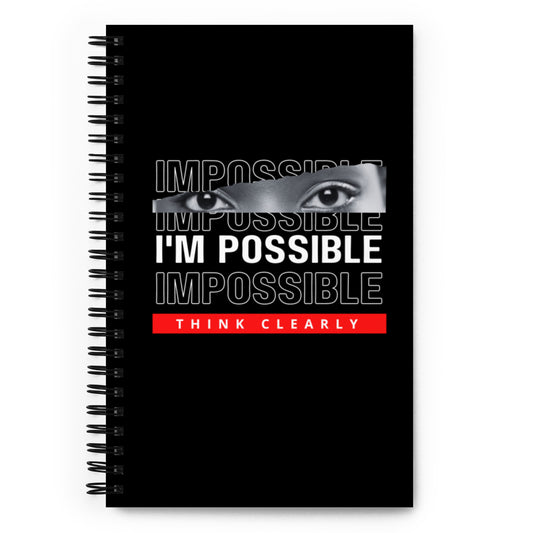 i'm Possible Spiral notebook