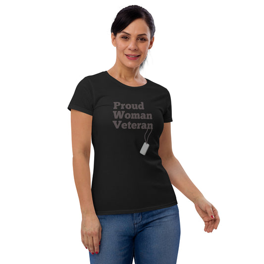 Proud Woman Veteran t-shirt