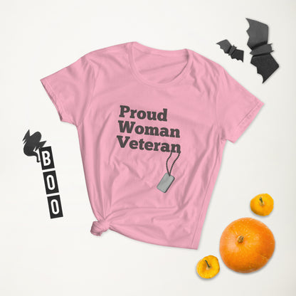 Proud Woman Veteran t-shirt