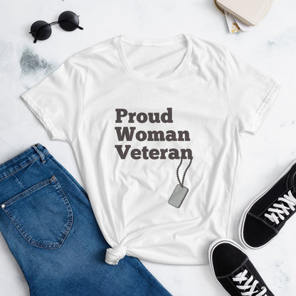 Proud Woman Veteran t-shirt