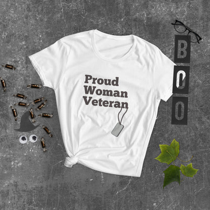 Proud Woman Veteran t-shirt